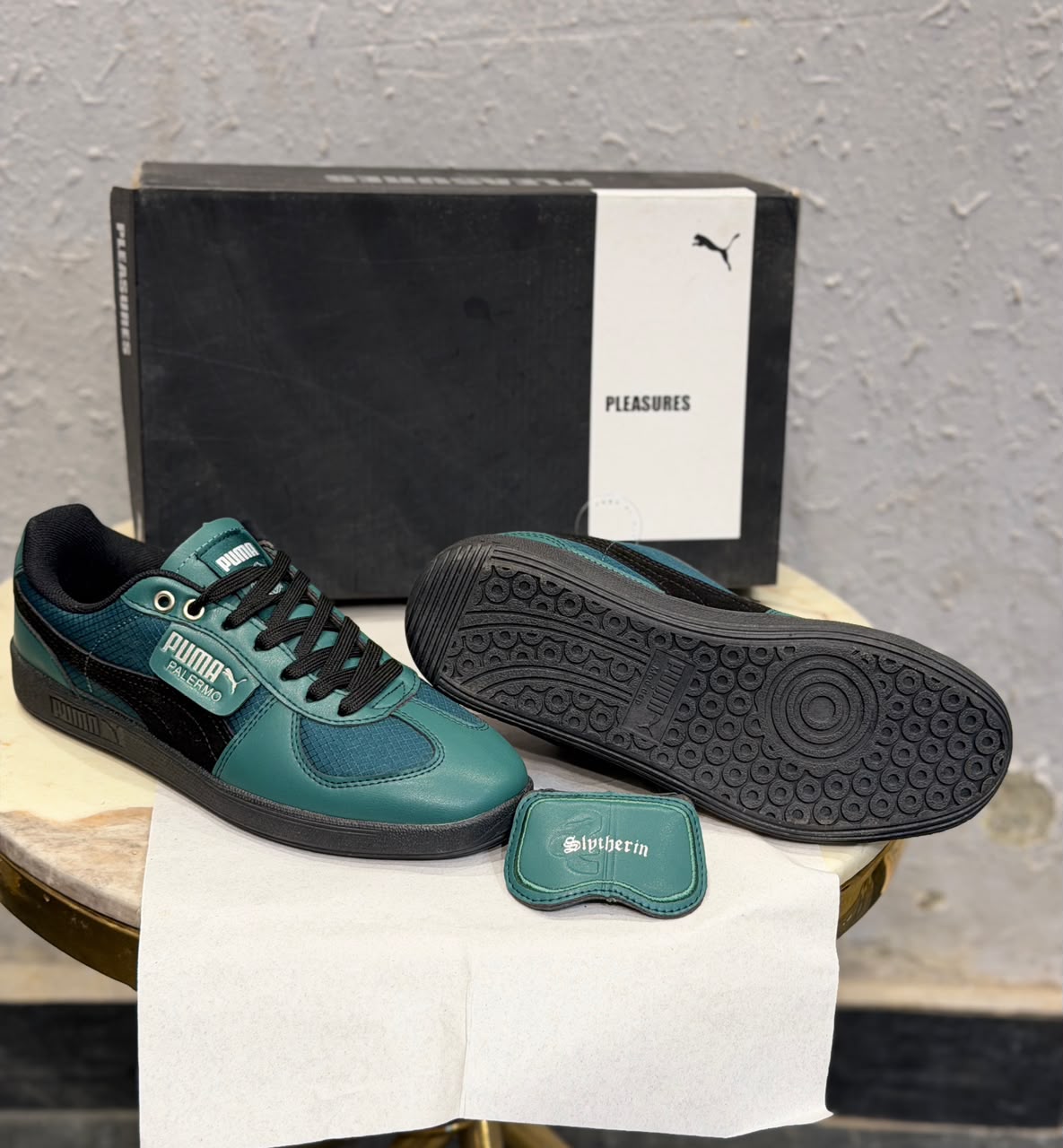 First Copy Puma Palermo 2 x Harry Potter Collaborative Suede Sneakers view 1