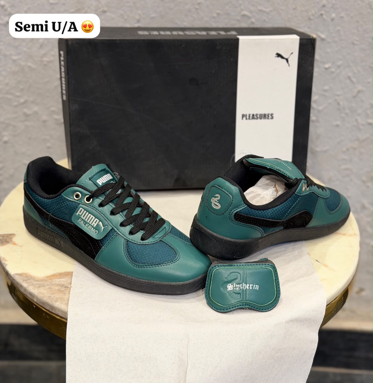 First Copy Puma Palermo 2 x Harry Potter Collaborative Suede Sneakers view 4