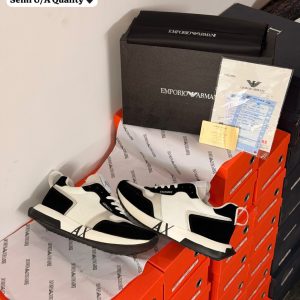 First Copy Emporio Armani Made in Italy Low Top Luxury Sneakers - View 1