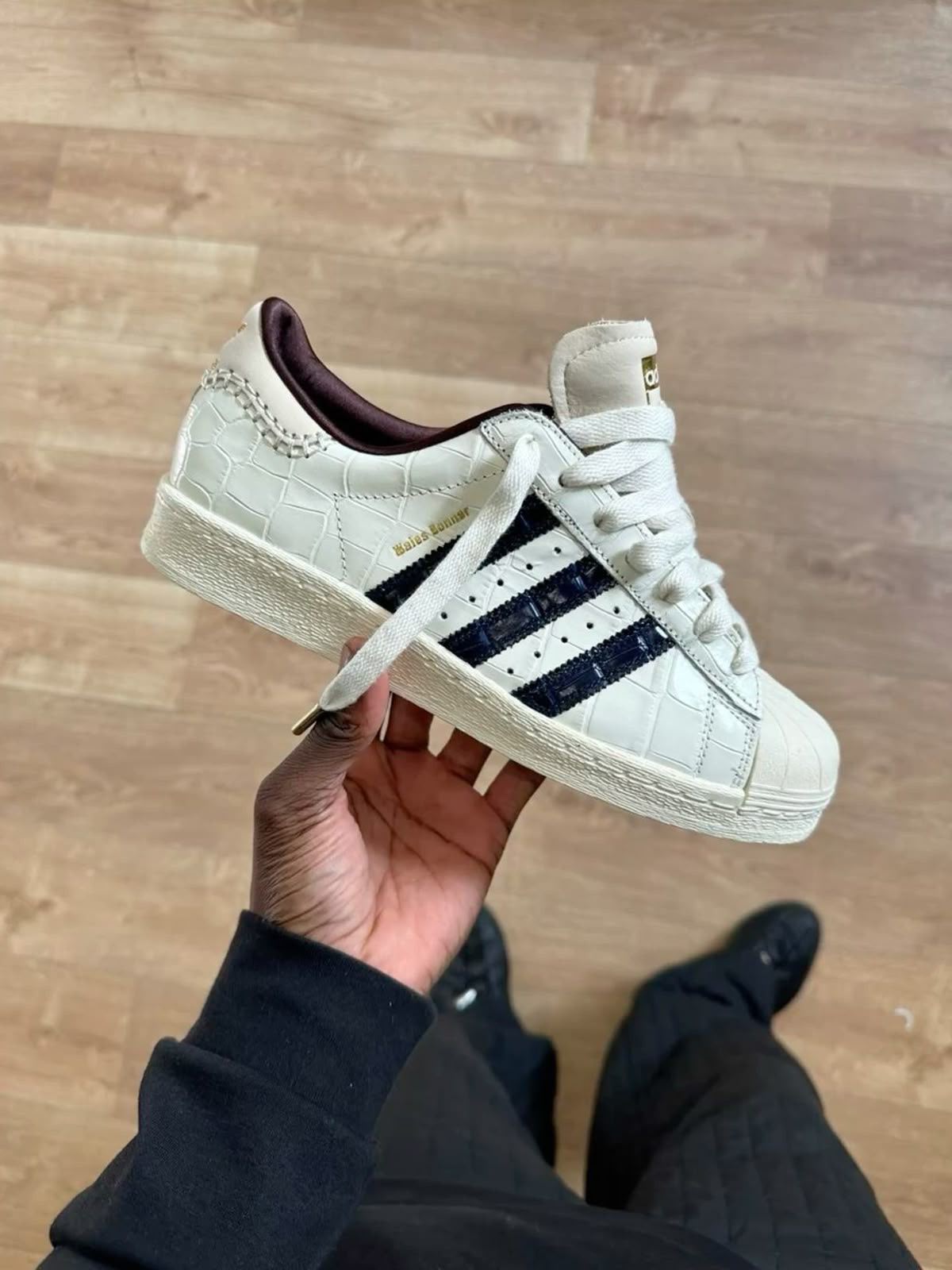 First Copy Adidas Originals Superstar Wales Bonner Edition Sneakers view 5