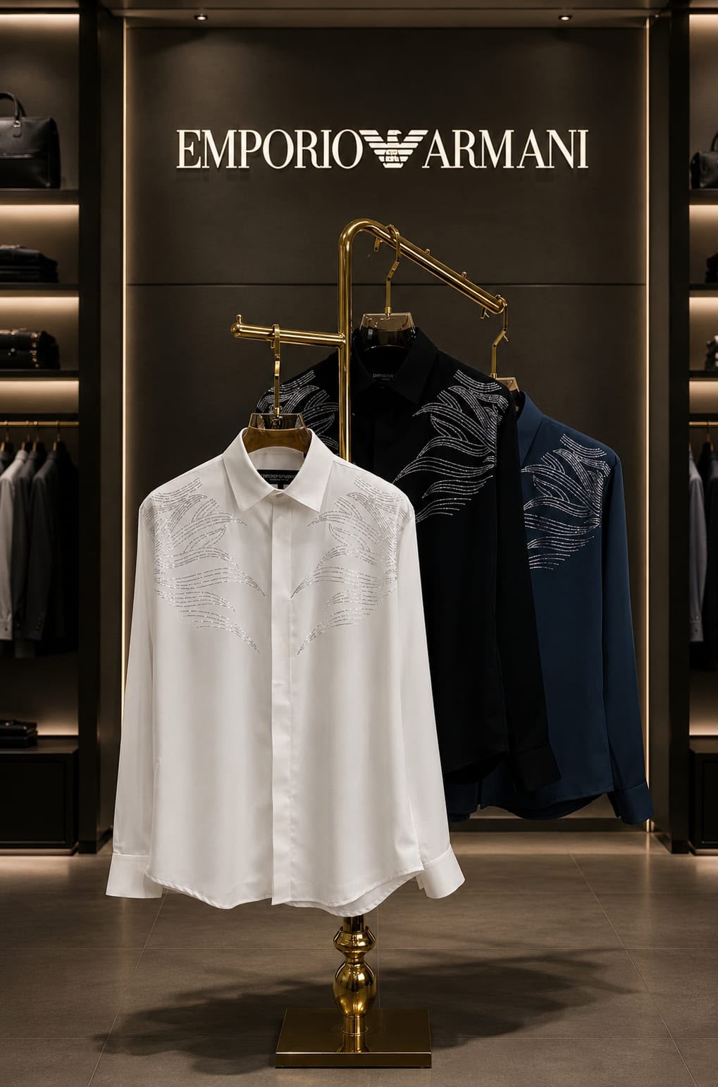 First Copy Loro Piana High-End Store Collection Cotton Polo T-Shirt - View 2